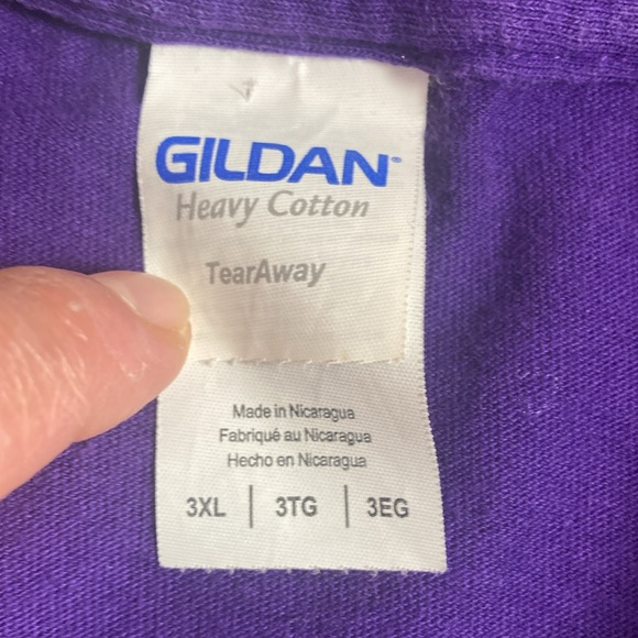 Pre Owned RASCAL FLATTS Back To USA Tour Gildan 3XL Purple - Picture 4 of 8